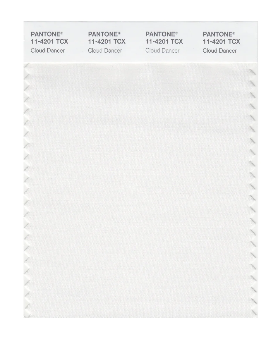 pantone cloud dancer